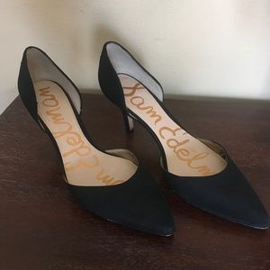 Sam Elderman Black Janina D’Orsay Pumps 7.5